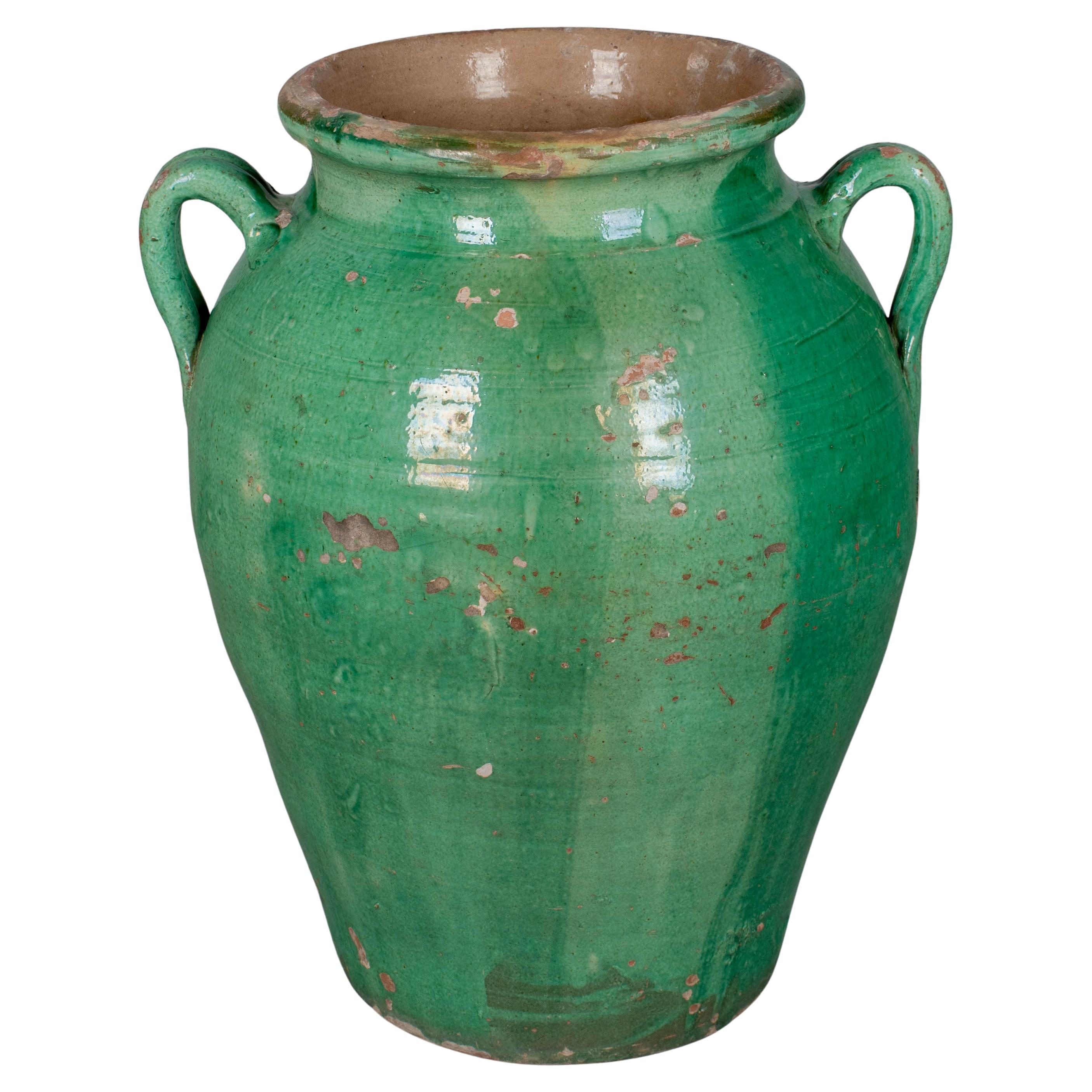 Large 19th Century French Pottery Jar or Vase