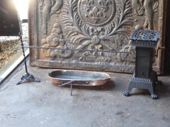 Large 19th Century French Roasting Jack and Attachments