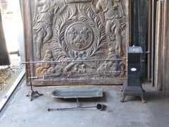 Large 19th Century French Roasting Jack and Attachments