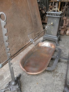 Large 19th Century French Roasting Jack and Attachments