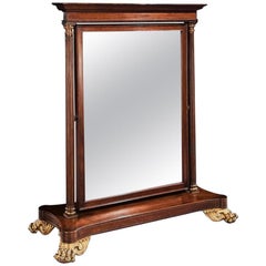 Large 19th Century French Second Empire Dressing Mirror