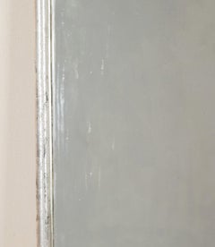 Large 19th Century French Silver Gilt Mirror
