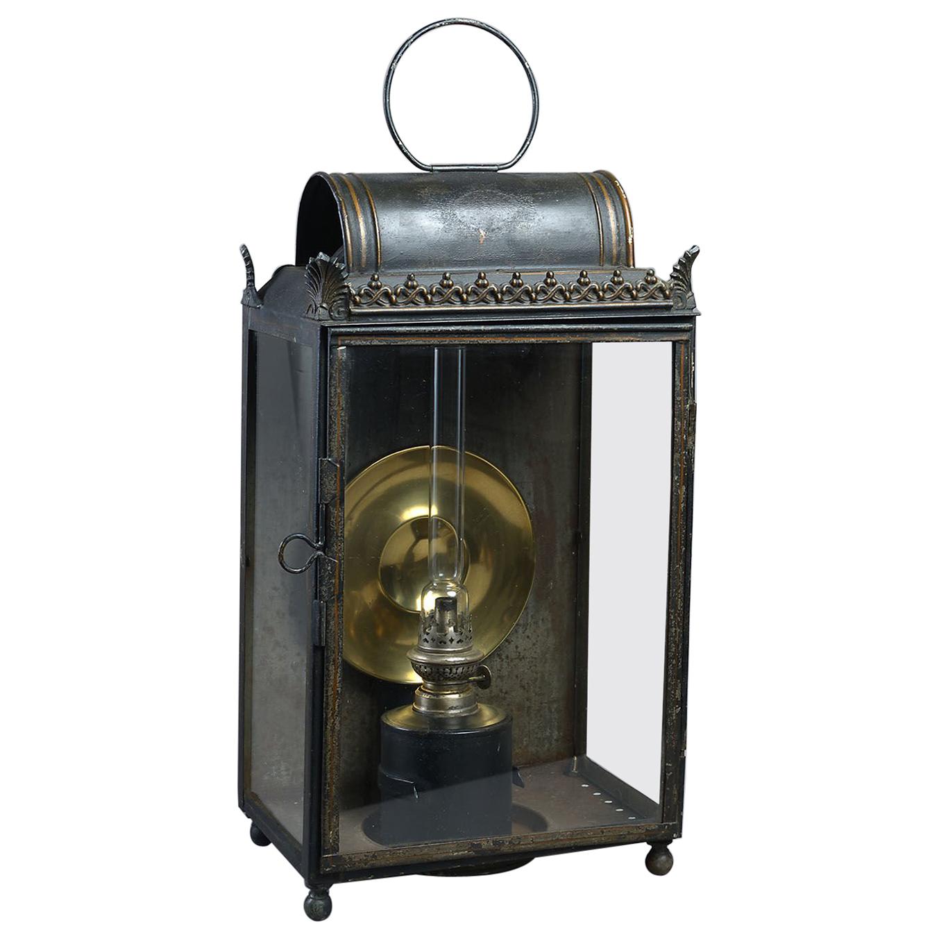 Large 19th Century French Toleware Lantern