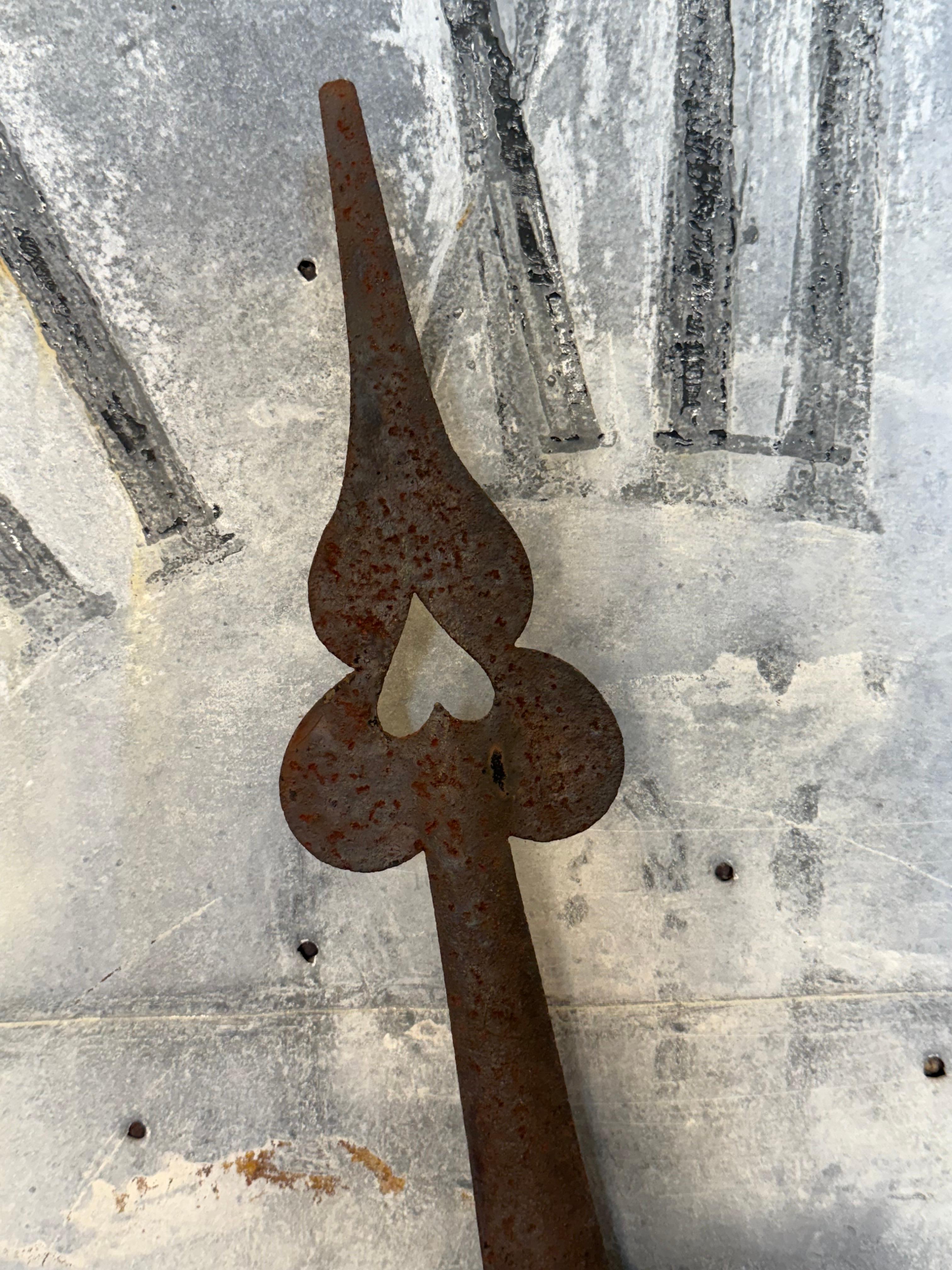 Zinc Large 19th Century French Tower Clock For Sale