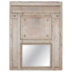 Large 19th Century French Trumeau Mirror