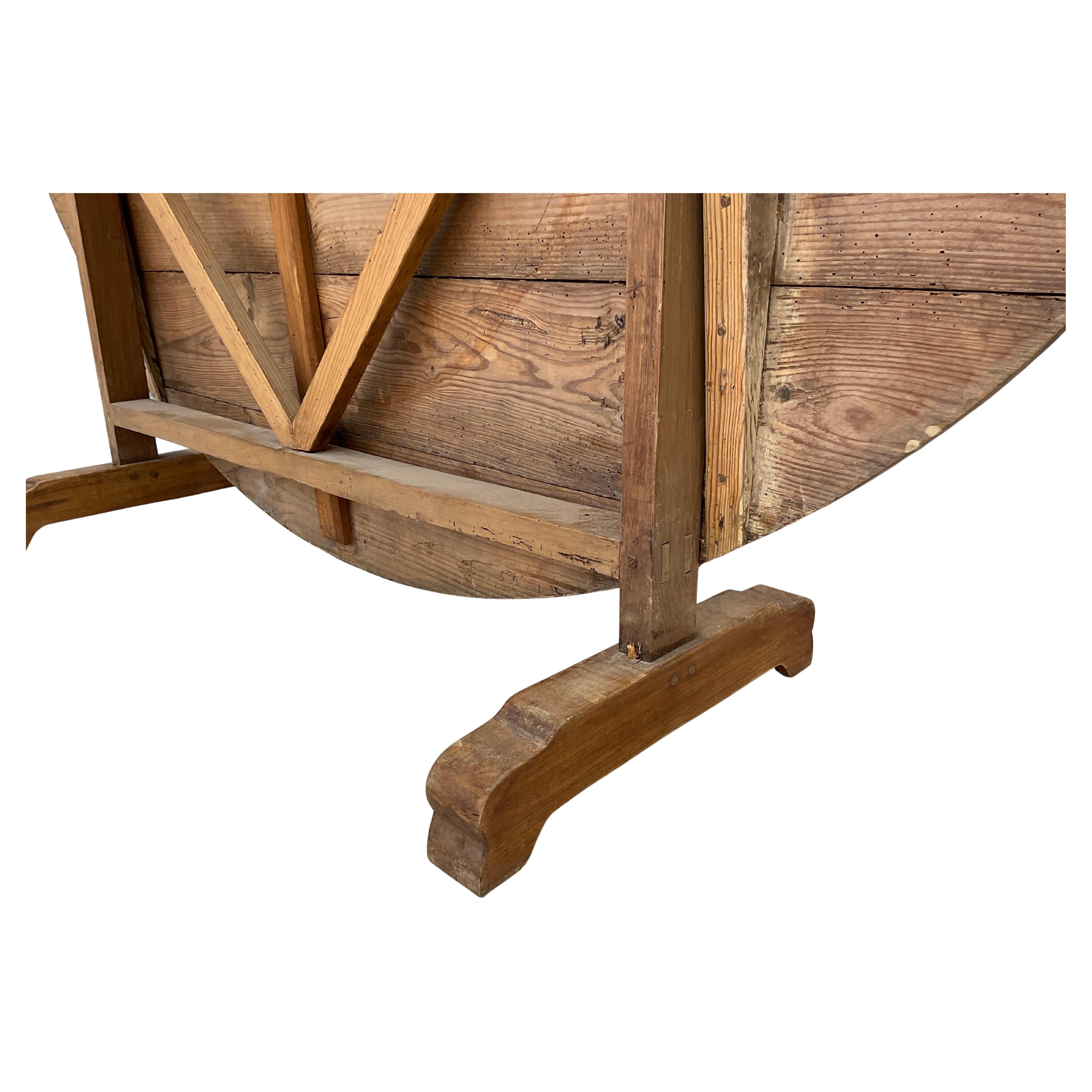 Large 19th Century French Wine Tasting Table 5