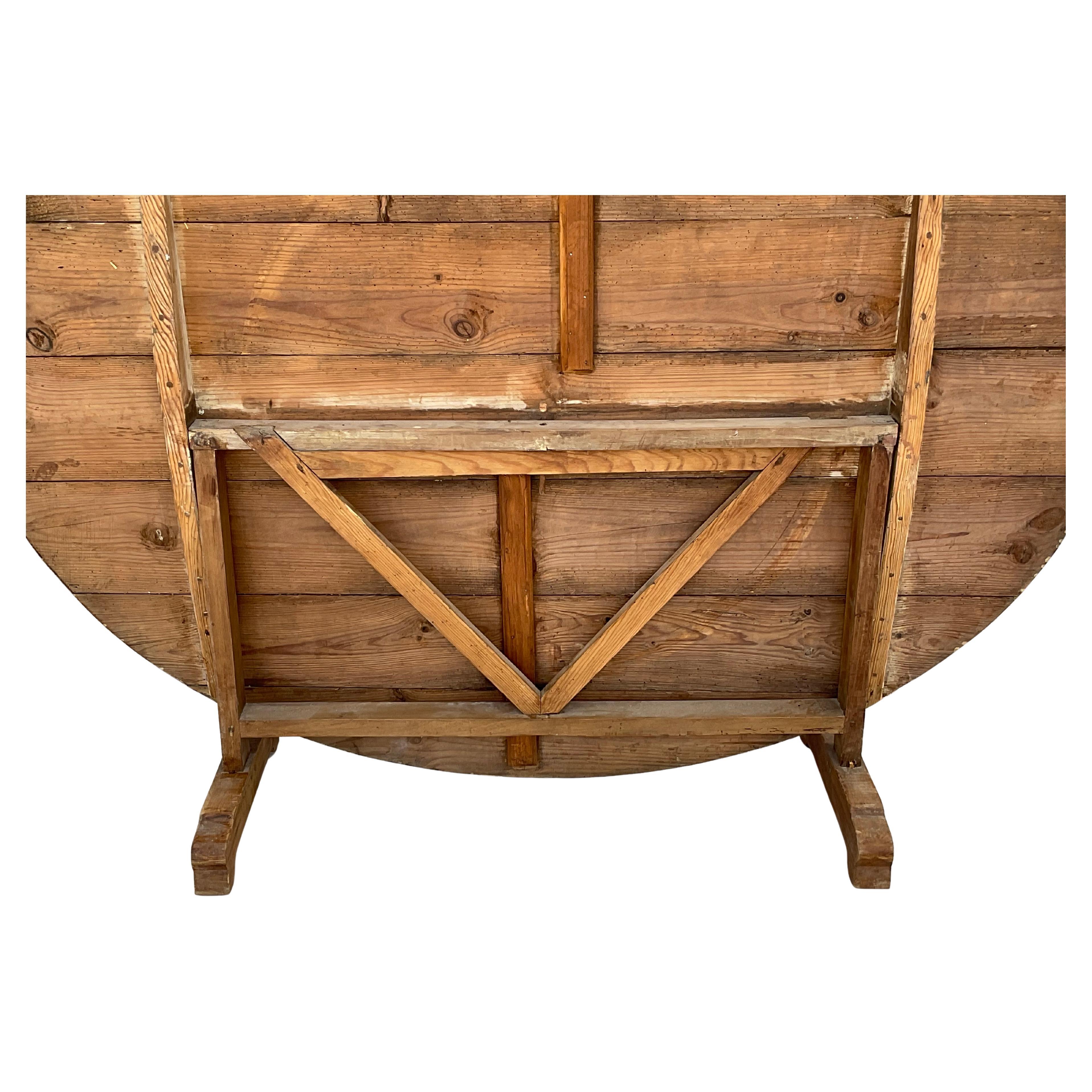 Large 19th Century French Wine Tasting Table 6