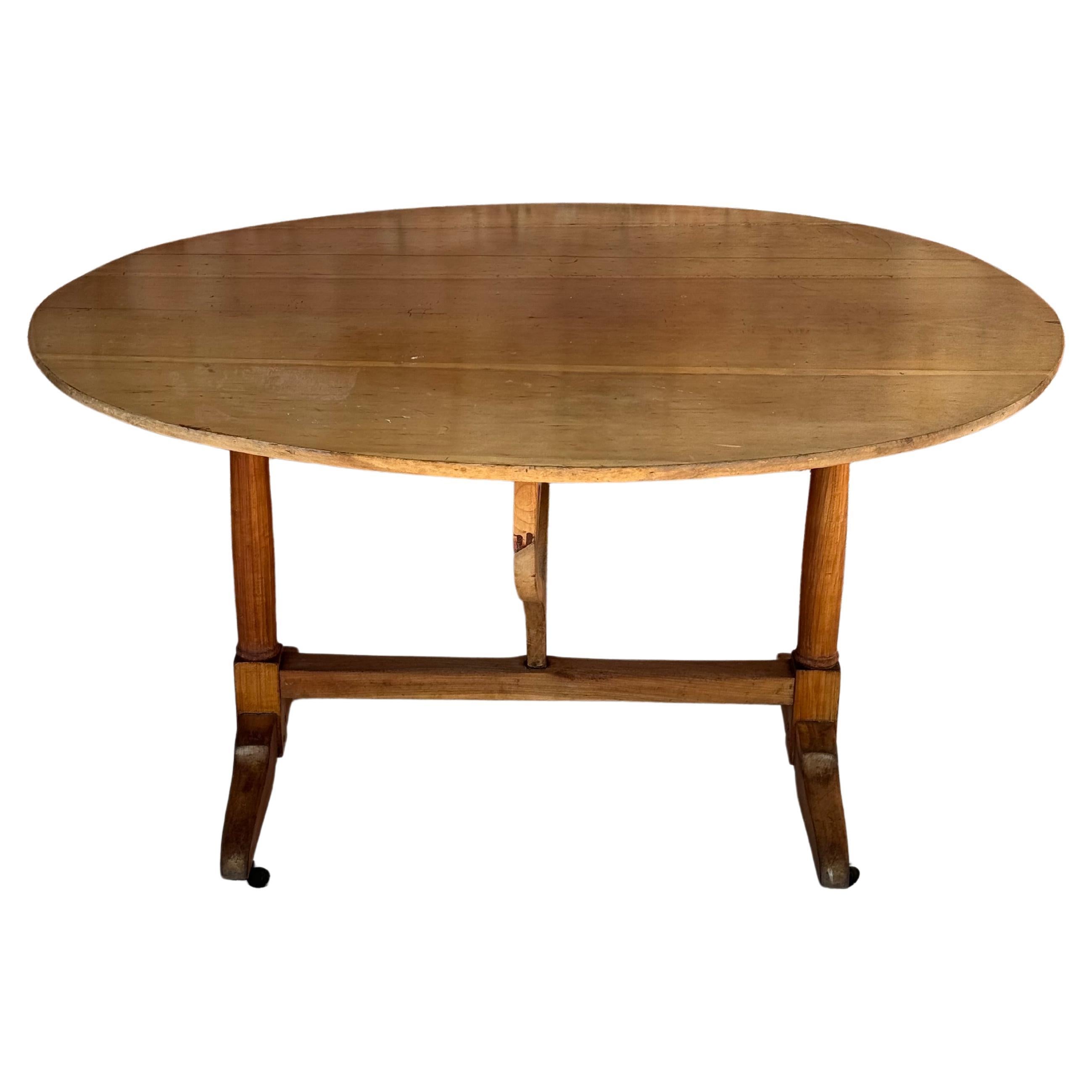 Large 19th Century French Wine Tasting Table For Sale 7
