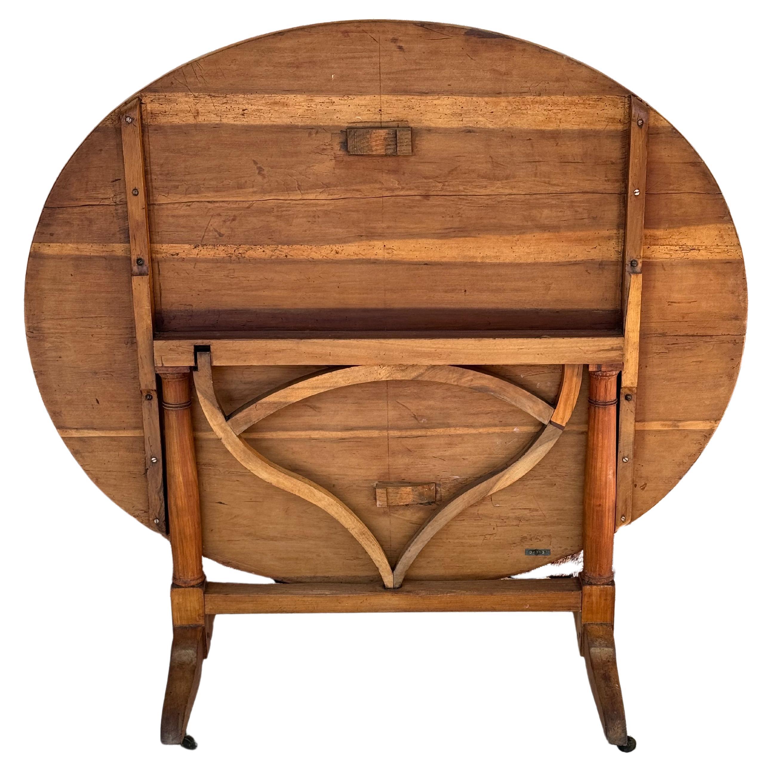 Large 19th Century French Wine Tasting Table For Sale 1