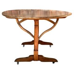 Used Large 19th Century French Wine Tasting Table