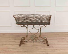 Large 19th Century French Wrought Iron Planter, Napoleon III Period
