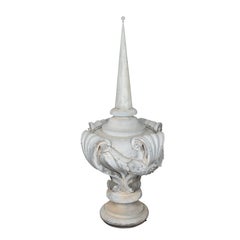 Large 19th Century French Zinc Finial
