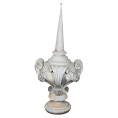 Large 19th Century French Zinc Finial
