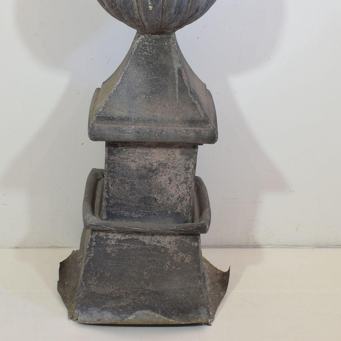 Large 19th Century French Zinc Roof Finial / Spire 5