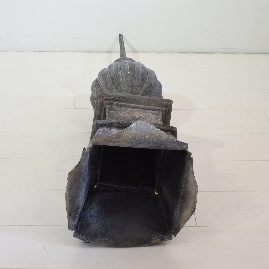 Large 19th Century French Zinc Roof Finial / Spire 11