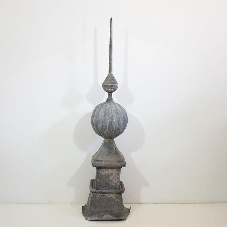 Large 19th Century French Zinc Roof Finial / Spire at 1stDibs
