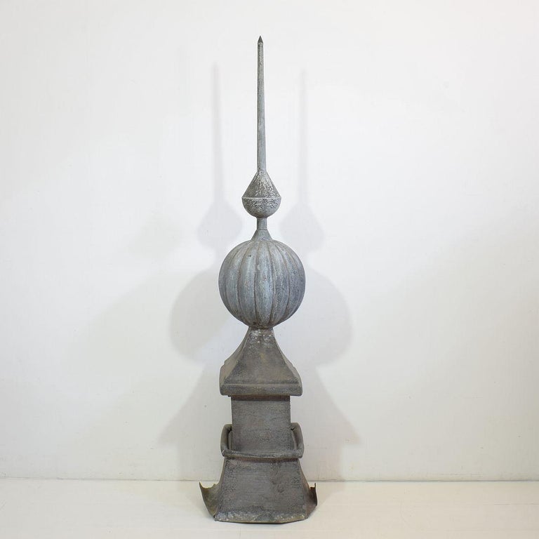 Large 19th Century French Zinc Roof Finial / Spire at 1stDibs