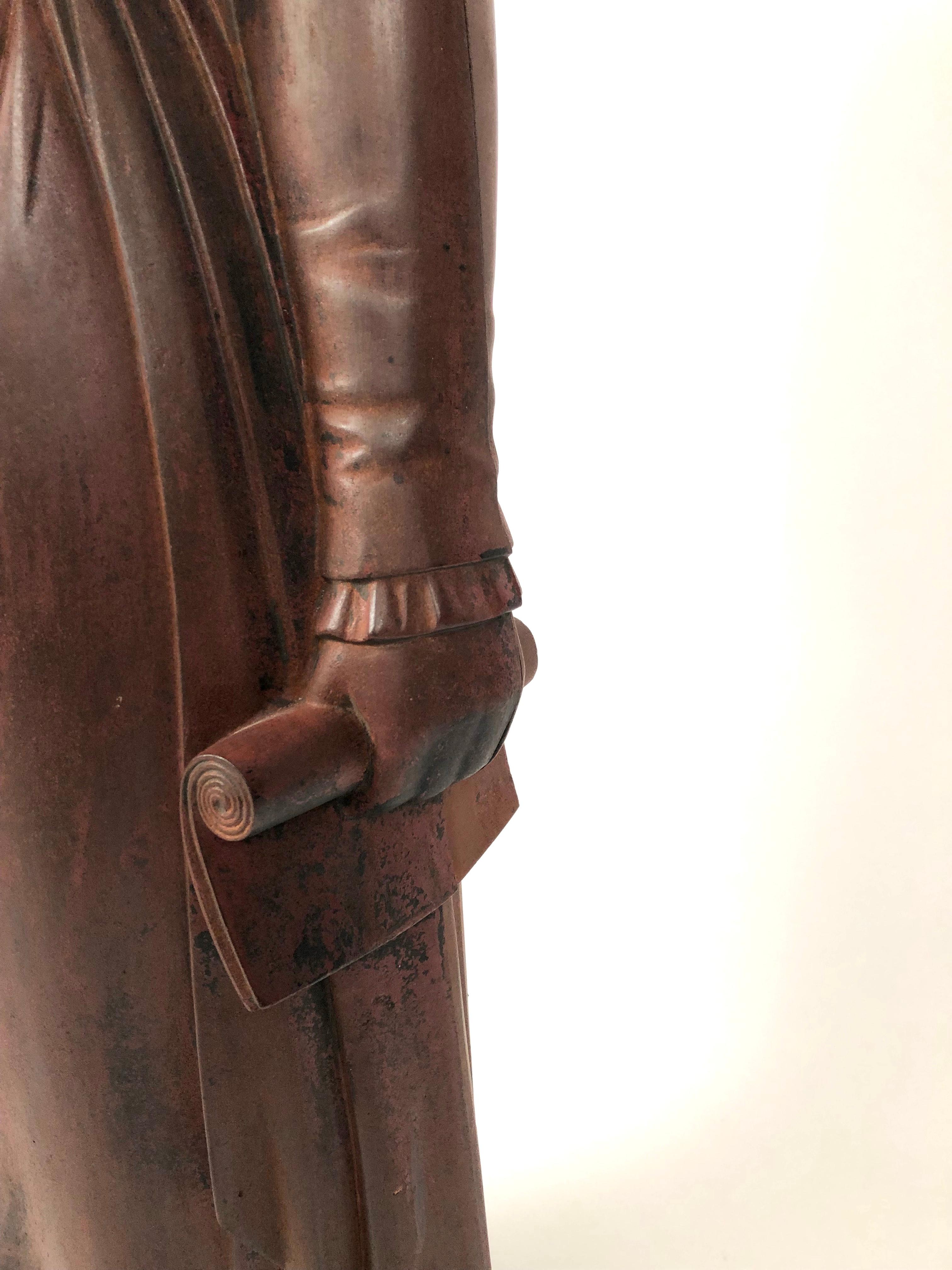 19th Century George Washington Cast Iron Stove Figure 5