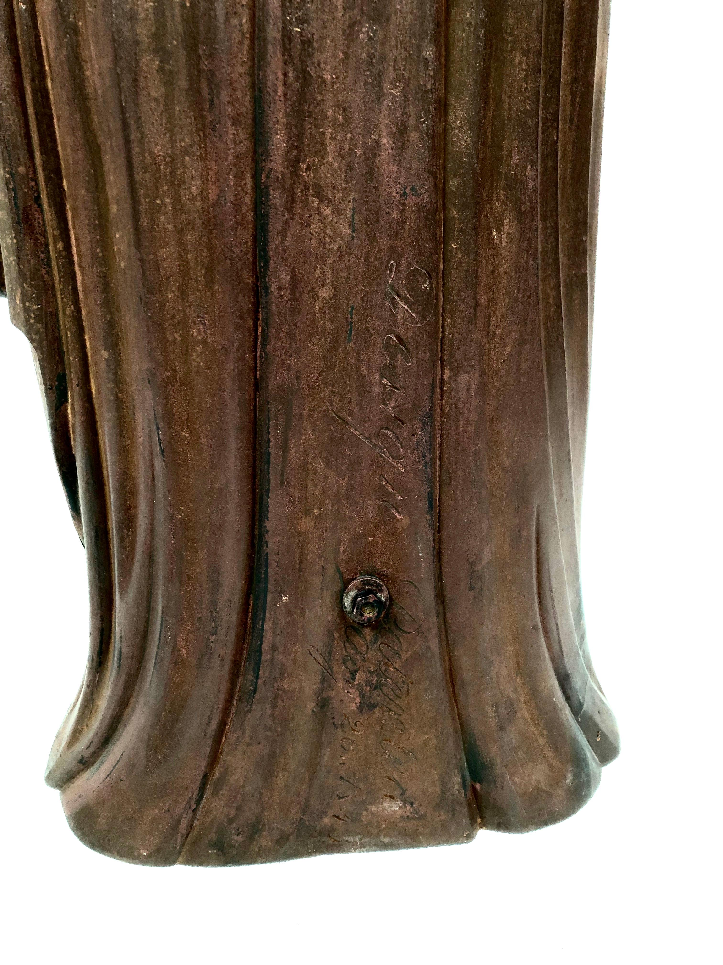 19th Century George Washington Cast Iron Stove Figure 6