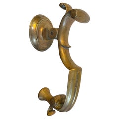 Large 19th Century Georgian Style Heavy Cast Brass Doctor's Door Knocker