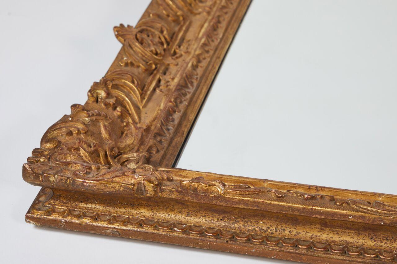 Large 19th Century Giltwood Framed Mirror For Sale 1
