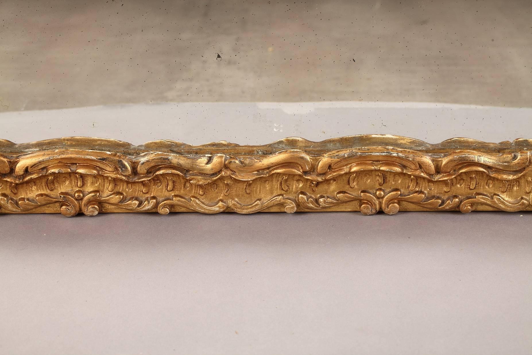 Large 19th Century Giltwood Mirror 2