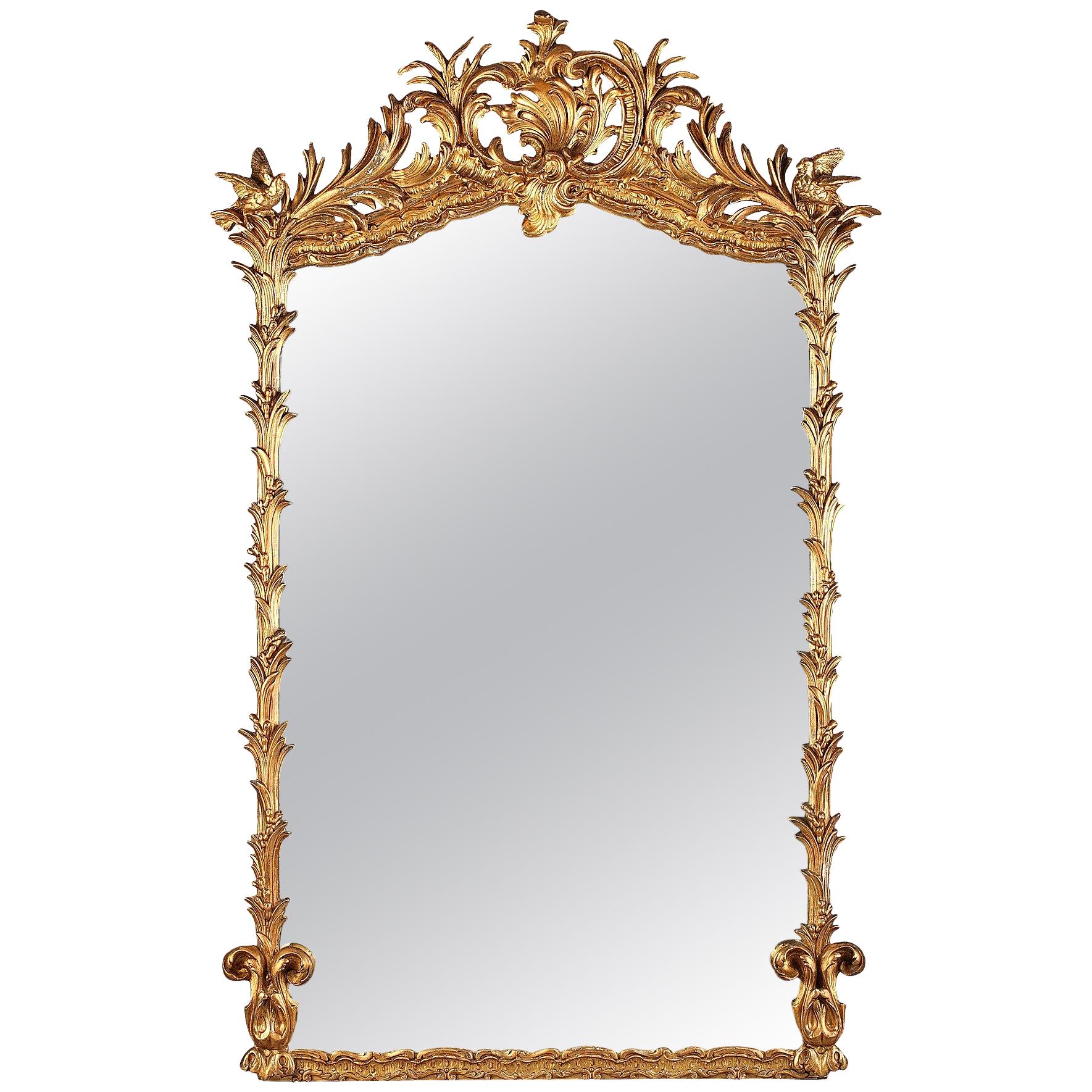 Large 19th Century Giltwood Mirror