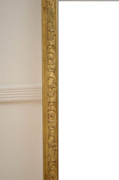 Large 19th Century Giltwood Mirror H202cm