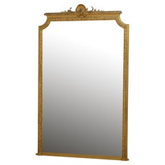 Large 19th Century Giltwood Mirror H202cm
