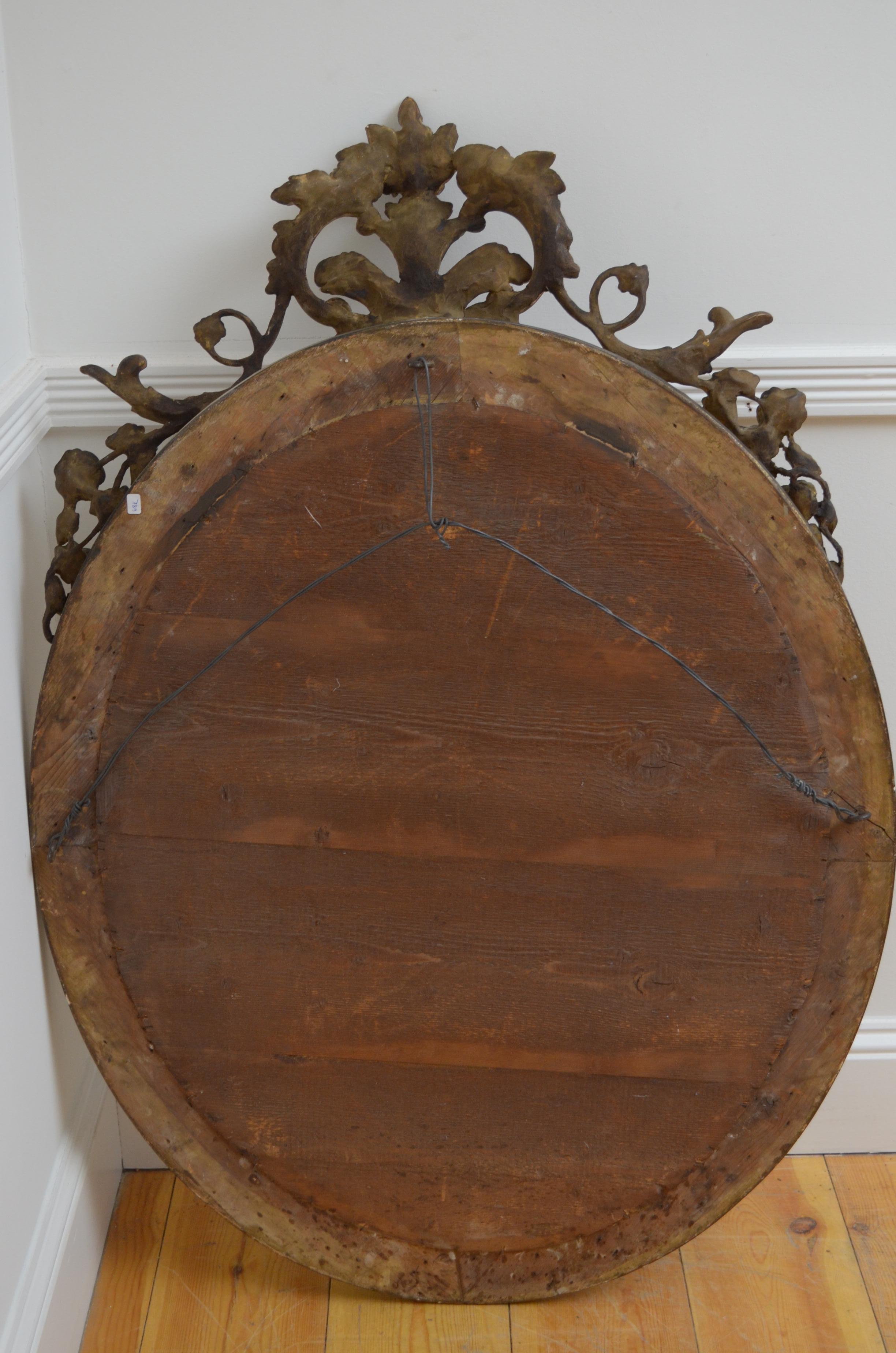 Large 19th Century Giltwood Wall Mirror 5