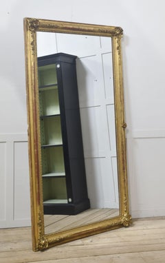 Large 19th century giltwood wall mirror