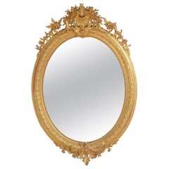 Large 19th Century Giltwood Wall Mirror