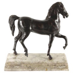 Large 19th Century Grand Tour Bronze of a Trotting Horse
