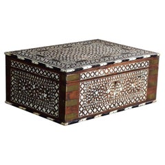 Large 19th Century Hand Crafted Hoshiarpur Box