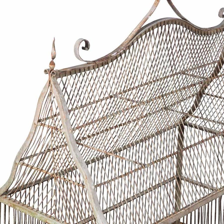 Large 19th Century Hand Bird Cage at 1stDibs