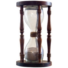 Antique Large 19th Century Hourglass
