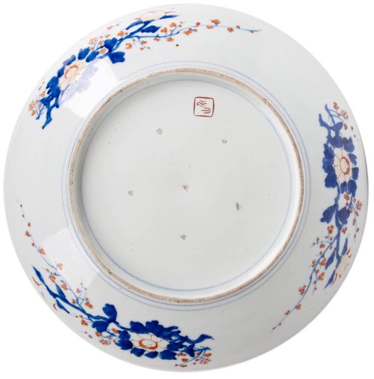 Large 19th Century Imari plate For Sale at 1stdibs