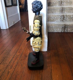 Large 19th Century Italian Crèche Figure with Pike