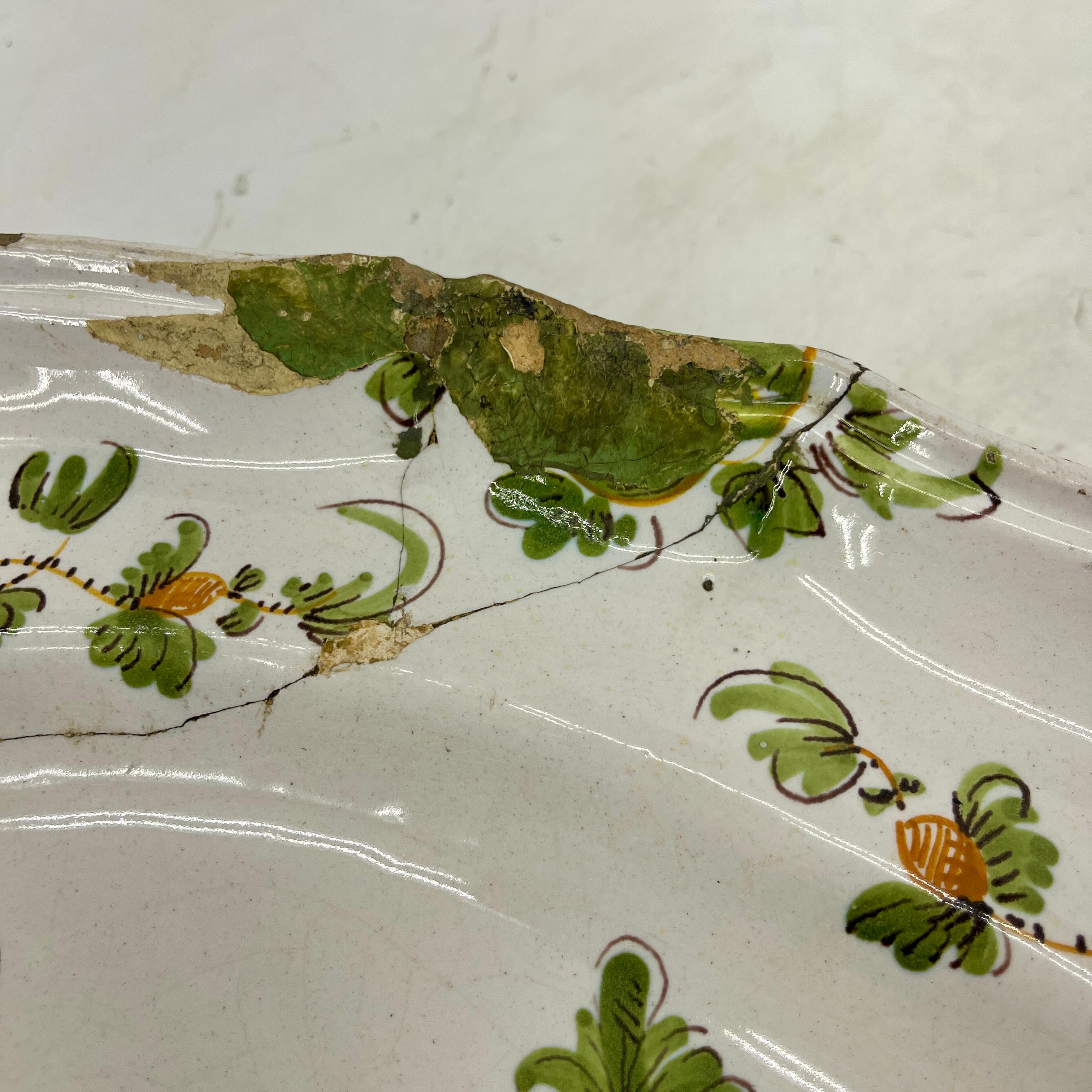 Large 19th Century Italian Majolica Cantagalli Platter 7