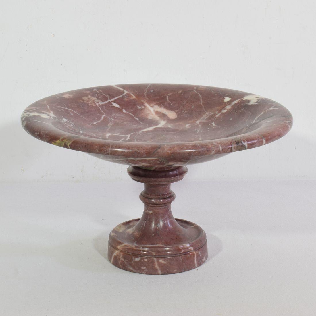 Large 19th Century Italian Marble Tazza For Sale 1