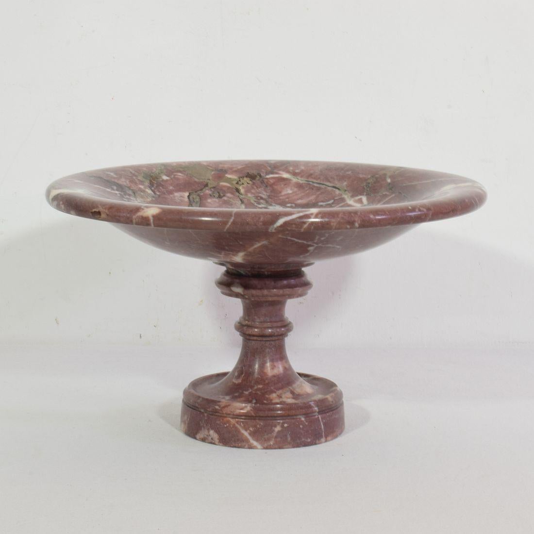 Large 19th Century Italian Marble Tazza For Sale 3