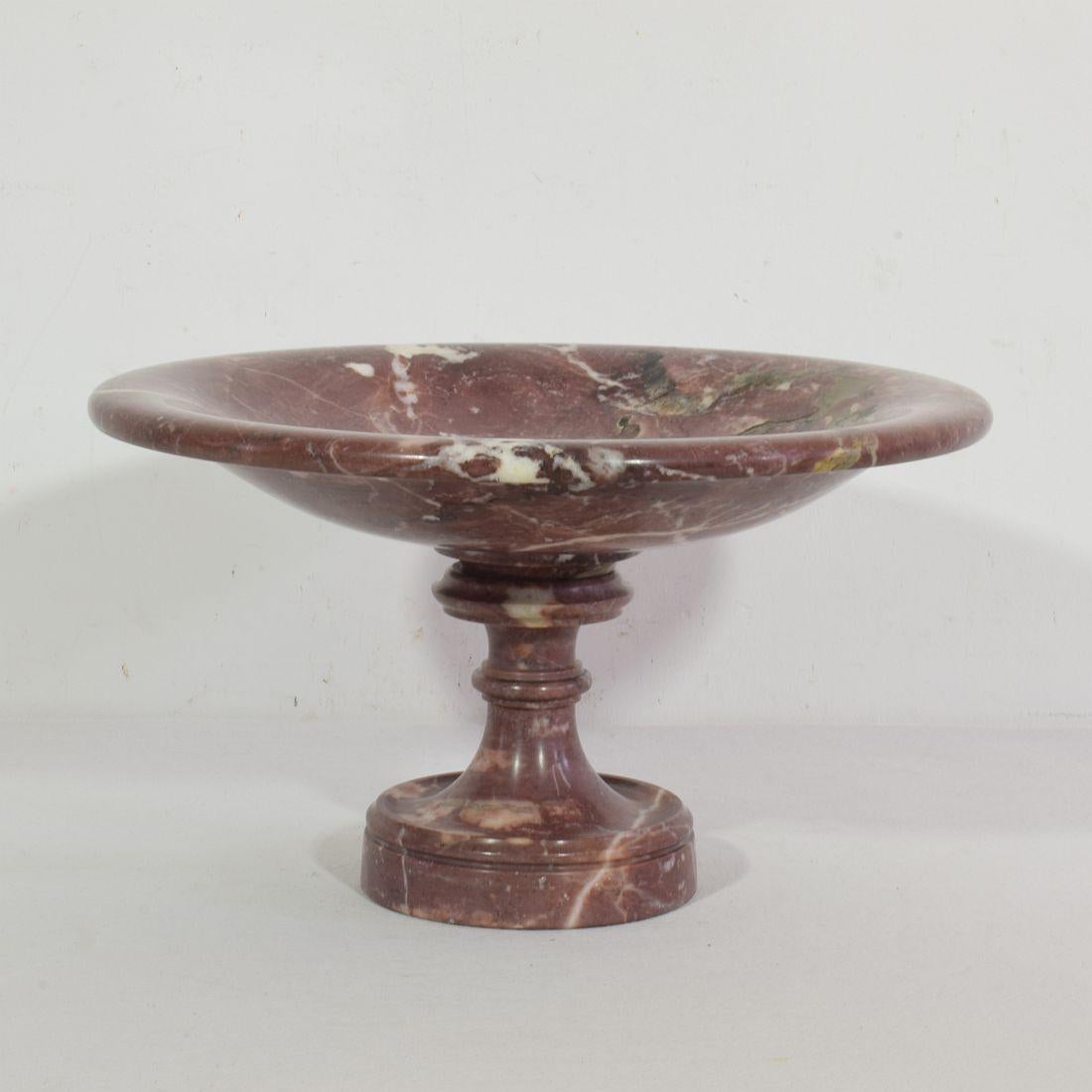 Large 19th Century Italian Marble Tazza For Sale 4