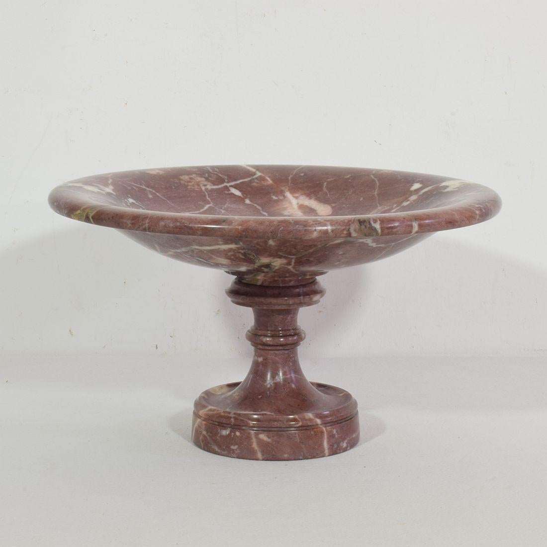 Large 19th Century Italian Marble Tazza For Sale 5