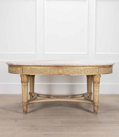 Large 19th Century Italian Oval Centre Table