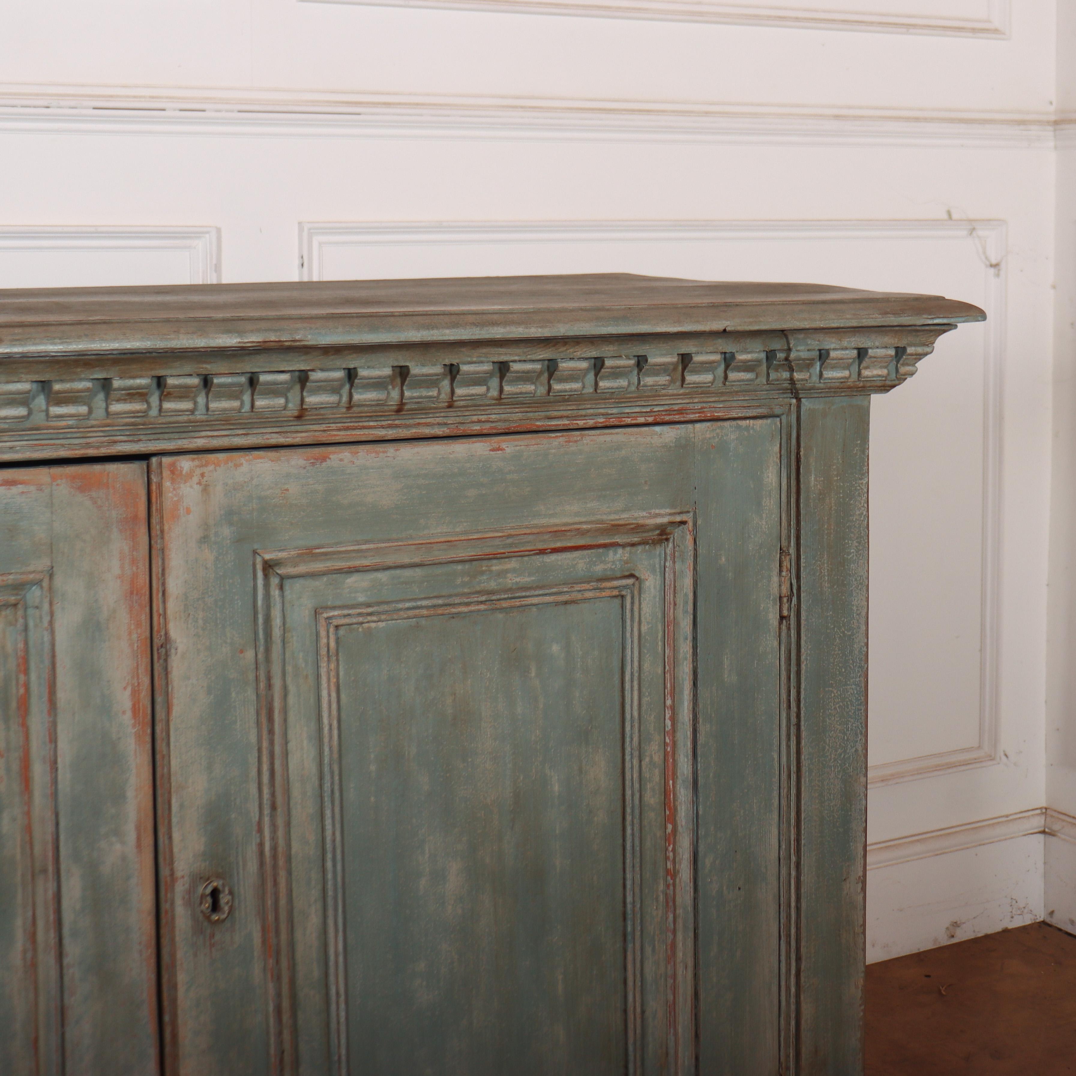 Large 19th Century Italian Painted Sideboard For Sale 2