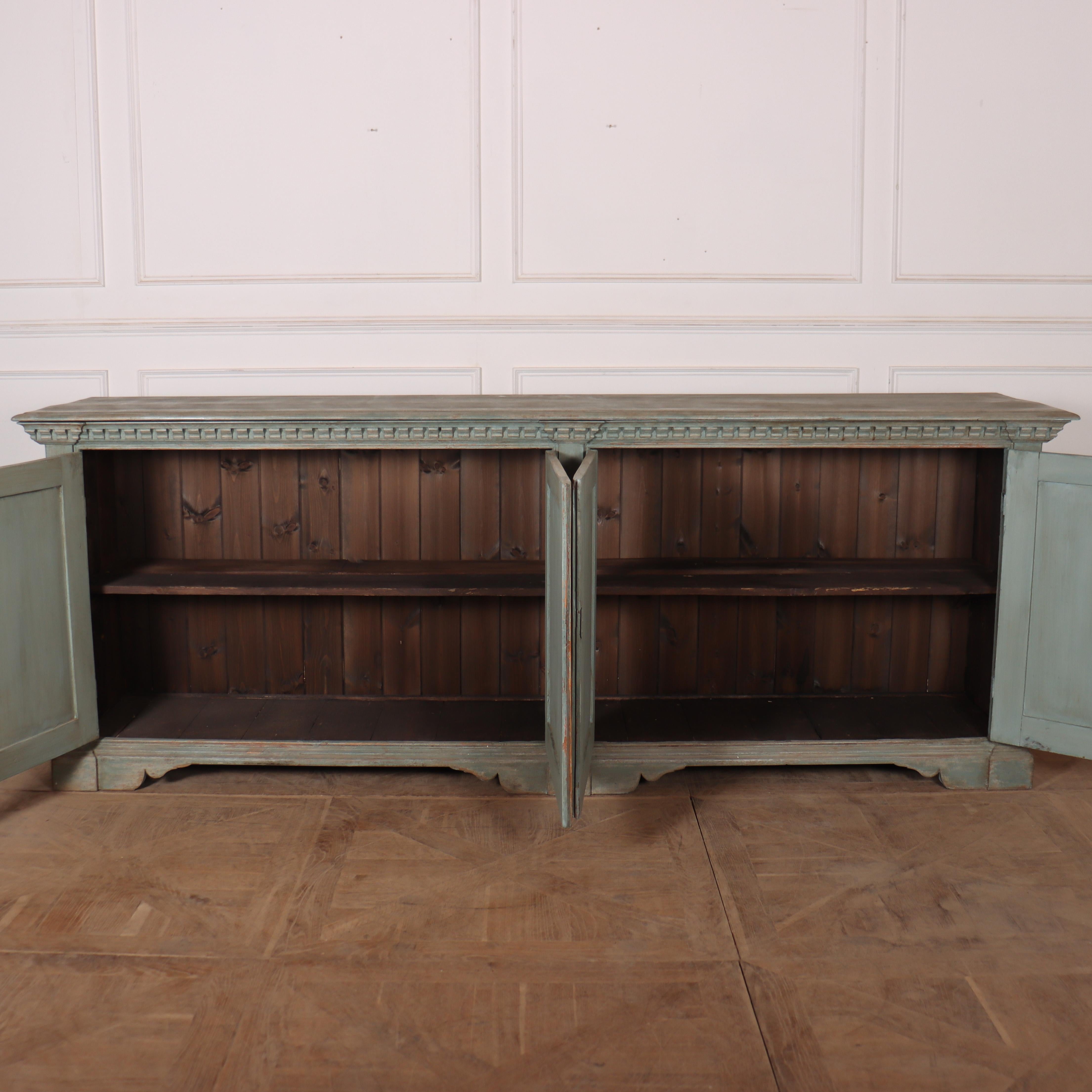 Large 19th Century Italian Painted Sideboard For Sale 5