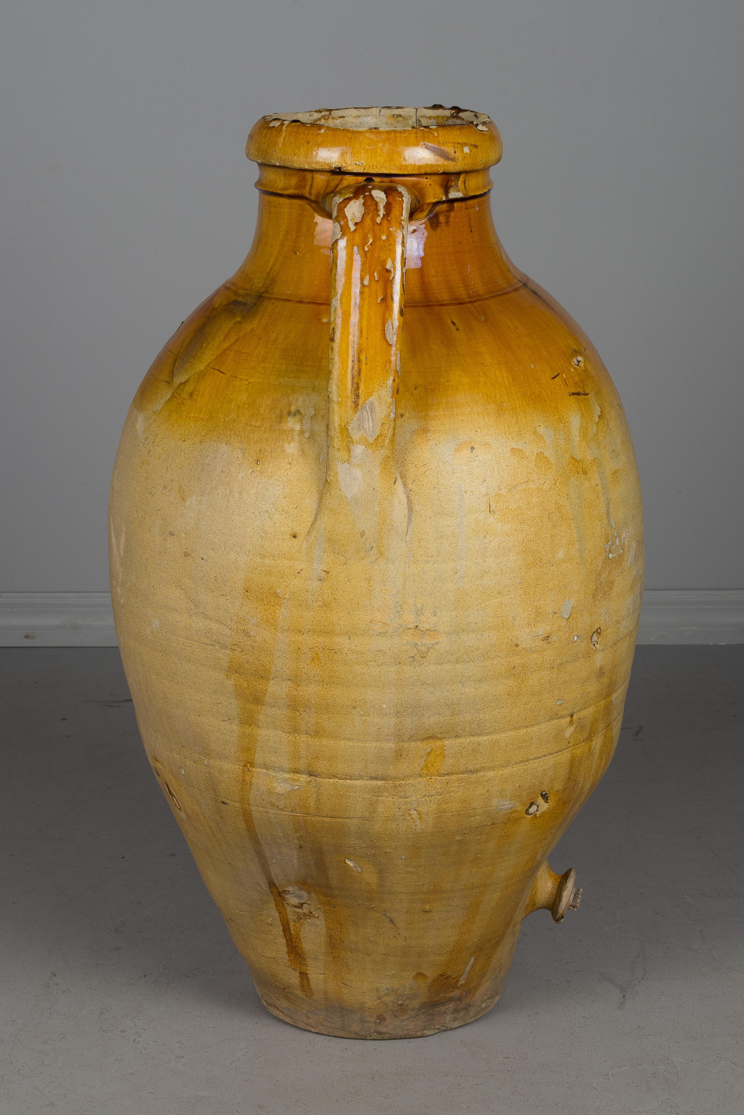 French Provincial Large 19th Century Italian Terracotta Urn