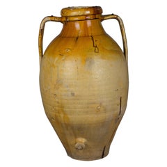 Grande urne italienne en terre cuite du 19ème siècle