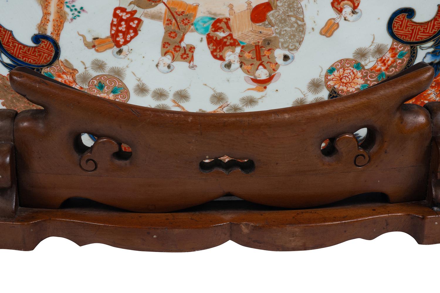 Porcelain Large 19th Century Japanese Imari Charger