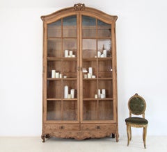 Large 19th Century Liège Bookcase, Display Cabinet, made of Oak